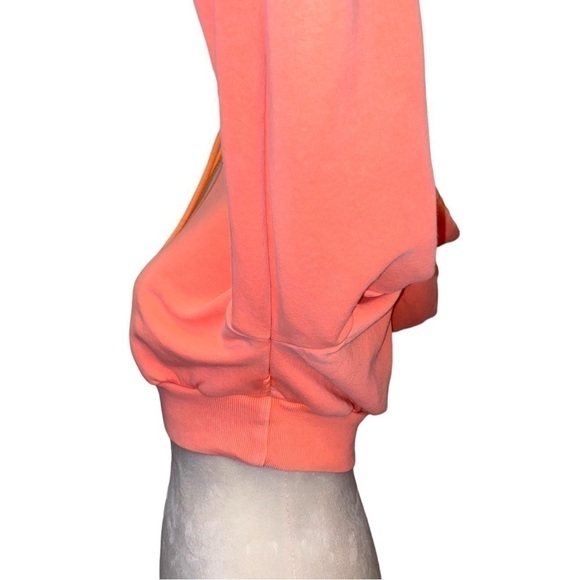 TNA Aritizia Cropped Hoodie Sweatshirt Coral Orange 🍊 Peach 🍑 - Picture 13 of 16